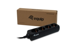 Equip Steckdosenleiste 4xSchuko->St.IEC320 C14 sw. Pla.