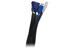 Logilink Kabelschlauch flexibel 1,8m schwarz