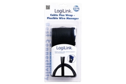 Logilink Kabelschlauch flexibel 1,8m schwarz