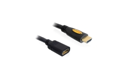 DELOCK HDMI Verl. Ethernet A -> A St/Bu 5.00m 4K