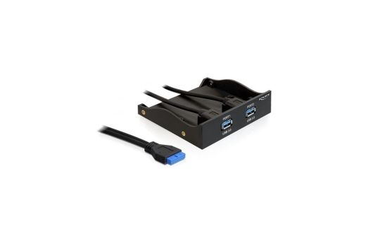 DELOCK FrontPanel 3,5 2x USB3.0 inkl 5,25 Blende