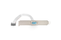 DIGITUS Slotblech D-Sub9 -> IDC 2x5Pin St/Bu 0.25m...