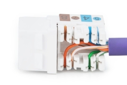 DIGITUS Keystone Jack Cat6/RJ45->LSA/ungeschirmt/ClassE/schw