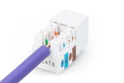DIGITUS Keystone Jack Cat6/RJ45->LSA/ungeschirmt/ClassE/schw