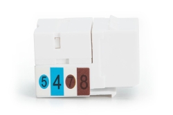 DIGITUS Keystone Jack Cat6/RJ45->LSA/ungeschirmt/ClassE/schw