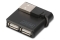 DIGITUS USB-Hub 4-Port 2.0->4xA2.0 integr. Kabel schwarz