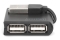 DIGITUS USB-Hub 4-Port 2.0->4xA2.0 integr. Kabel schwarz