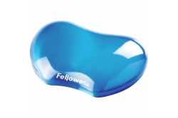 Fellowes Maus-Handgelenkauflage Crystal Gel blau