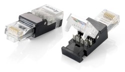 Equip Stecker Cat5e ungeschirmt RJ45 wzf. 2Stk transp....