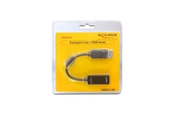 DELOCK Displayport Adapter DP -> HDMI St/Bu 0.22m...
