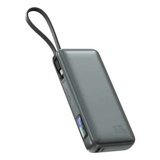 4smarts Enterprise Power-Bank 165W with included USB-C Cable (20000mAh) space grey