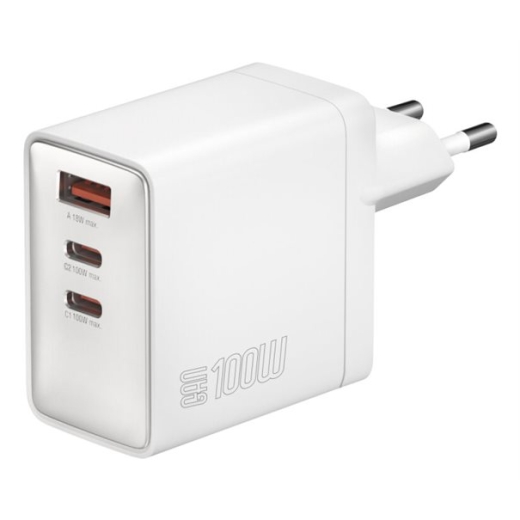 4smarts Charger GaN Pocket 100W 2C+1A white