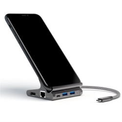 4smarts 7in1 Hub Universal Tablet and Phone Stand plus DeX-Modus grey