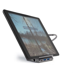 4smarts 7in1 Hub Universal Tablet and Phone Stand plus DeX-Modus grey