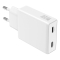 4smarts Charger PDPlug Slim Dual 65W GaN 2C white