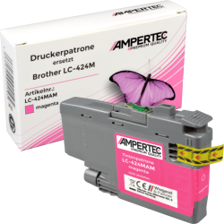 Ampertec Tinte kompatibel mit Brother LC-424M magenta