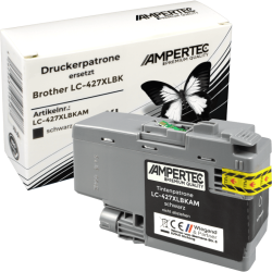 Ampertec Tinte kompatibel mit Brother LC-427XLBK schwarz