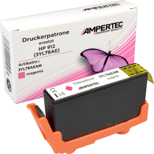 Ampertec Tinte ersetzt HP 3YL78AE 912 magenta