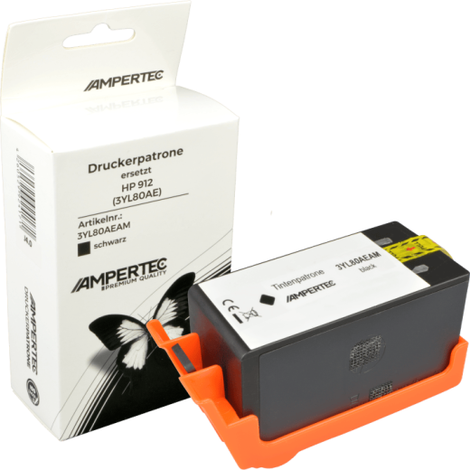 Ampertec Tinte ersetzt HP 3YL80AE 912 schwarz