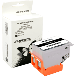 Ampertec Tinte ersetzt Epson C13T02E140 schwarz 202