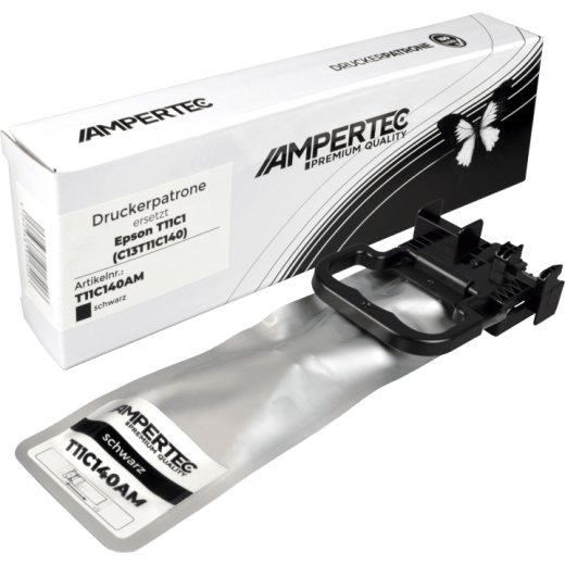 Ampertec Tinte ersetzt Epson C13T11C140 T11C1 black L