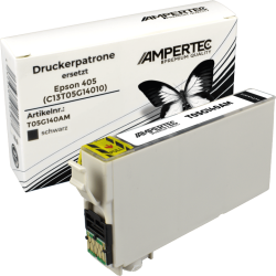 Ampertec Tinte ersetzt Epson C13T05G140 schwarz 405