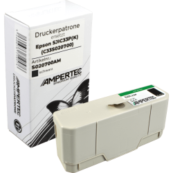 Ampertec Tinte ersetzt Epson C33S020700 SJIC33P(K) schwarz