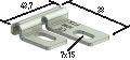 CABLOFIL VANGEEL Bodenhalterung FTX V4A