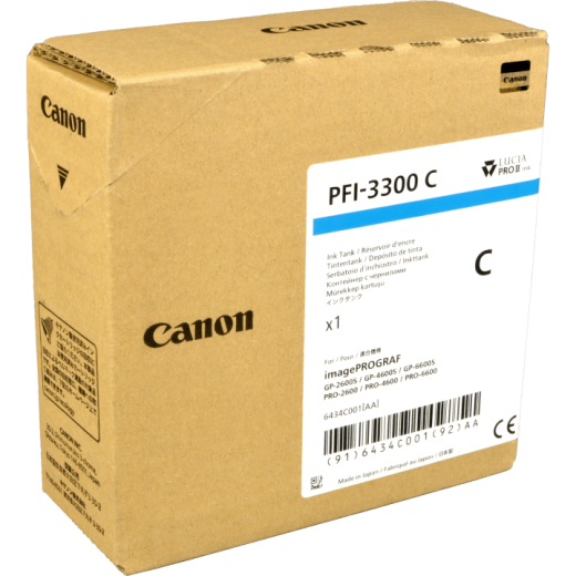 Canon Tinte 6434C001 PFI-3300C cyan