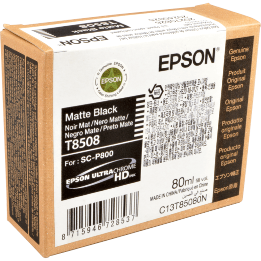 Epson Tinte C13T85080N matt schwarz T8508