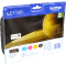 4 Brother Tinten LC-1100VALBPDR Multipack KCMY