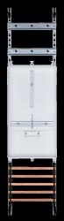 F-TRONIC Verteilerfeld R1B 1-feldrig H=1050mm 1 Res. 3.HZ