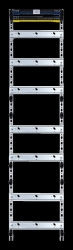 F-TRONIC Verteilerfeld V17 H=1050mm 1-feldrig 7-reihig