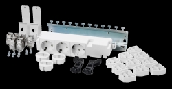 F-TRONIC Verteiler MVAP1 STECKD3K GK45 KKL PATCH12 6x RJ45