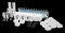 F-TRONIC Verteiler MVAP1 STECKD3K GK45 KKL PATCH12 6x RJ45