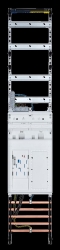 F-TRONIC Zählerfeld ER9 1-feldrig H=1350mm 1-eHZ 1 Res.