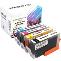 4 Ampertec Tinten ersetzt HP N9J74AE 364XL Multipack KCMY