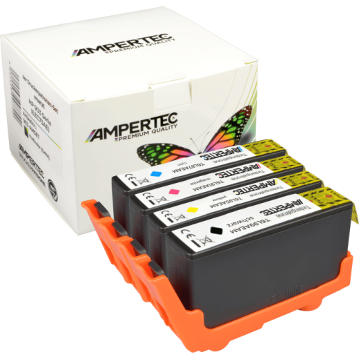 4 Ampertec Tinten ersetzt HP 6ZC73AE 903 Multipack KCMY