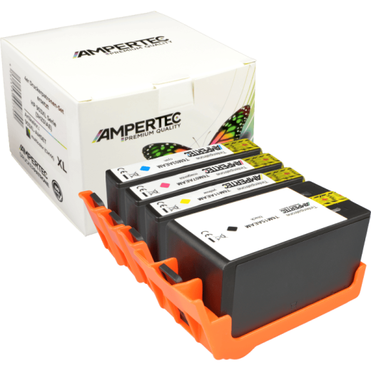 4 Kompatible Tinten ersetzt HP 903XL Multipack KCMY