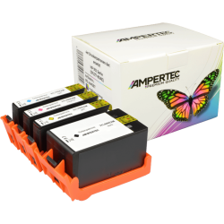 4 Ampertec Tinten ersetzt HP 6ZC74AE 912 Multipack KCMY