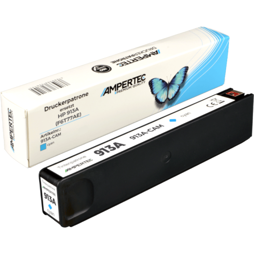 Kompatible Tinte ersetzt HP F6T77AE 913A cyan