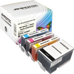 4 Ampertec Tinten ersetzt HP X4E14AE 934XL+935XL...