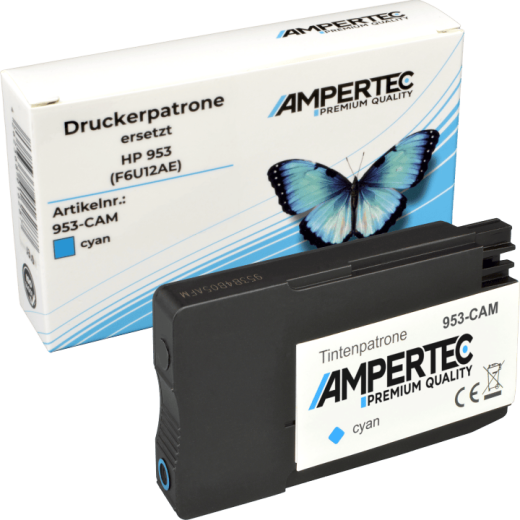Kompatible Tinte ersetzt HP F6U12AE 953 cyan