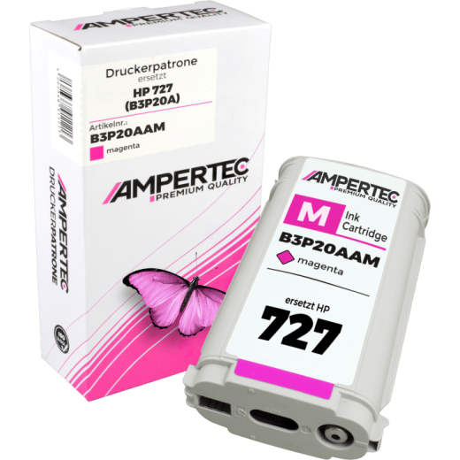 Kompatible Tinte ersetzt HP B3P20A 727 magenta