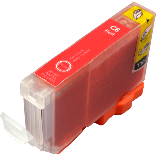 Kompatible Tinte ersetzt Canon 8891A002 BCI-6R rot