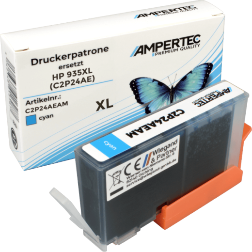 Kompatible Tinte ersetzt HP C2P24AE 935XL cyan