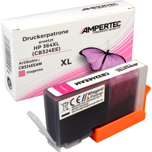 Kompatible Tinte ersetzt HP CB324EE 364XL magenta