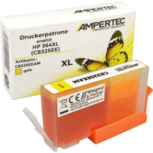 Kompatible Tinte ersetzt HP CB325EE 364XL yellow