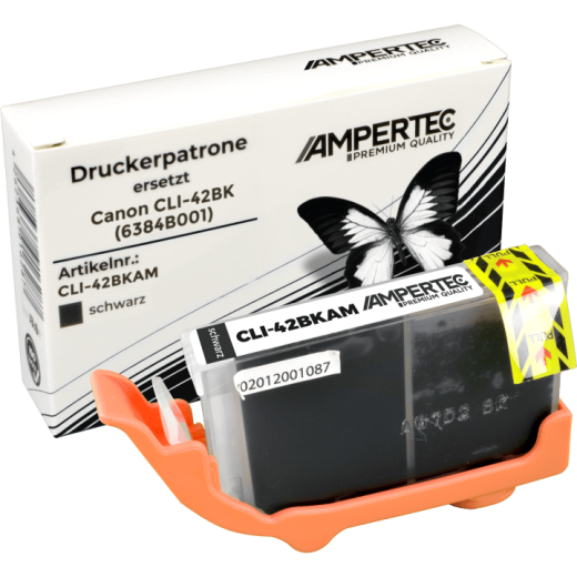 Kompatible Tinte ersetzt Canon 6384B001 CLI-42BK schwarz
