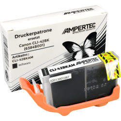 Kompatible Tinte ersetzt Canon 6384B001 CLI-42BK schwarz